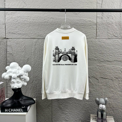 LV Long-Sleeve Crew Neck Sweatshirt 492275