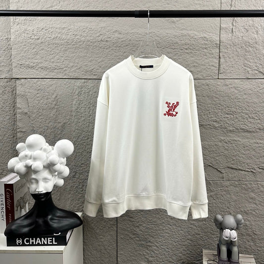 LV Long-Sleeve Crew Neck Sweatshirt 492271
