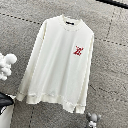 LV Long-Sleeve Crew Neck Sweatshirt 492271