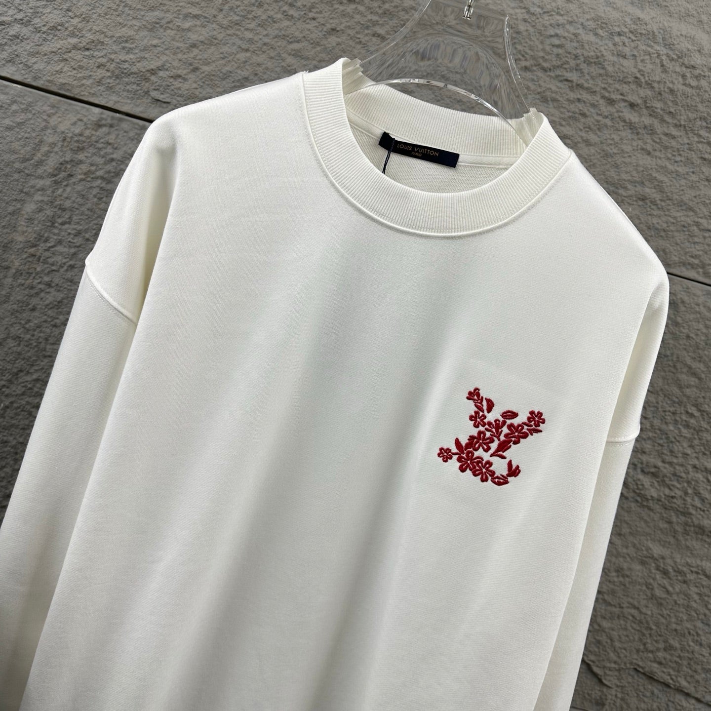 LV Long-Sleeve Crew Neck Sweatshirt 492271