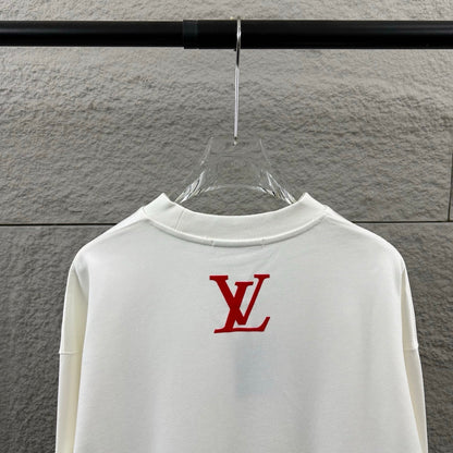 LV Long-Sleeve Crew Neck Sweatshirt 492271