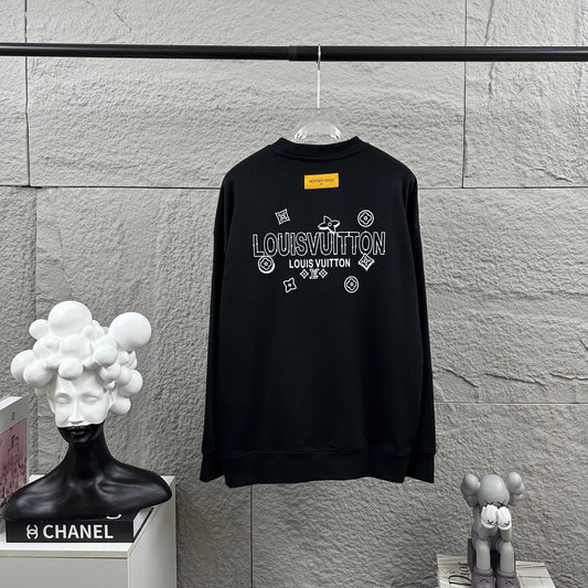LV Long-Sleeve Crew Neck Sweatshirt 492267
