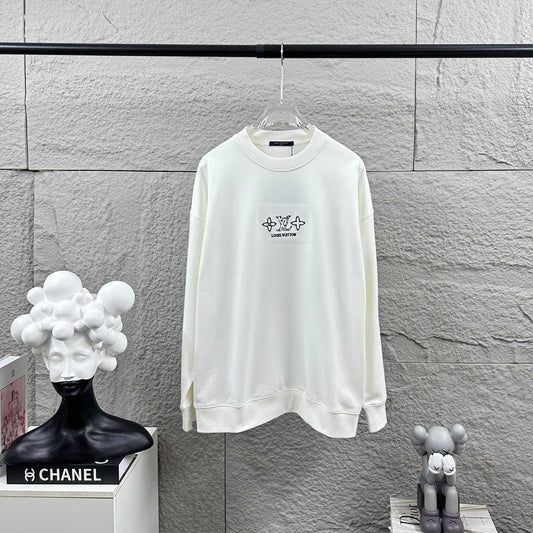LV Long-Sleeve Crew Neck Sweatshirt 492265