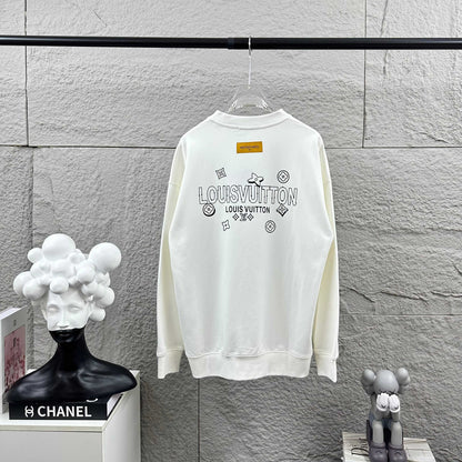 LV Long-Sleeve Crew Neck Sweatshirt 492265