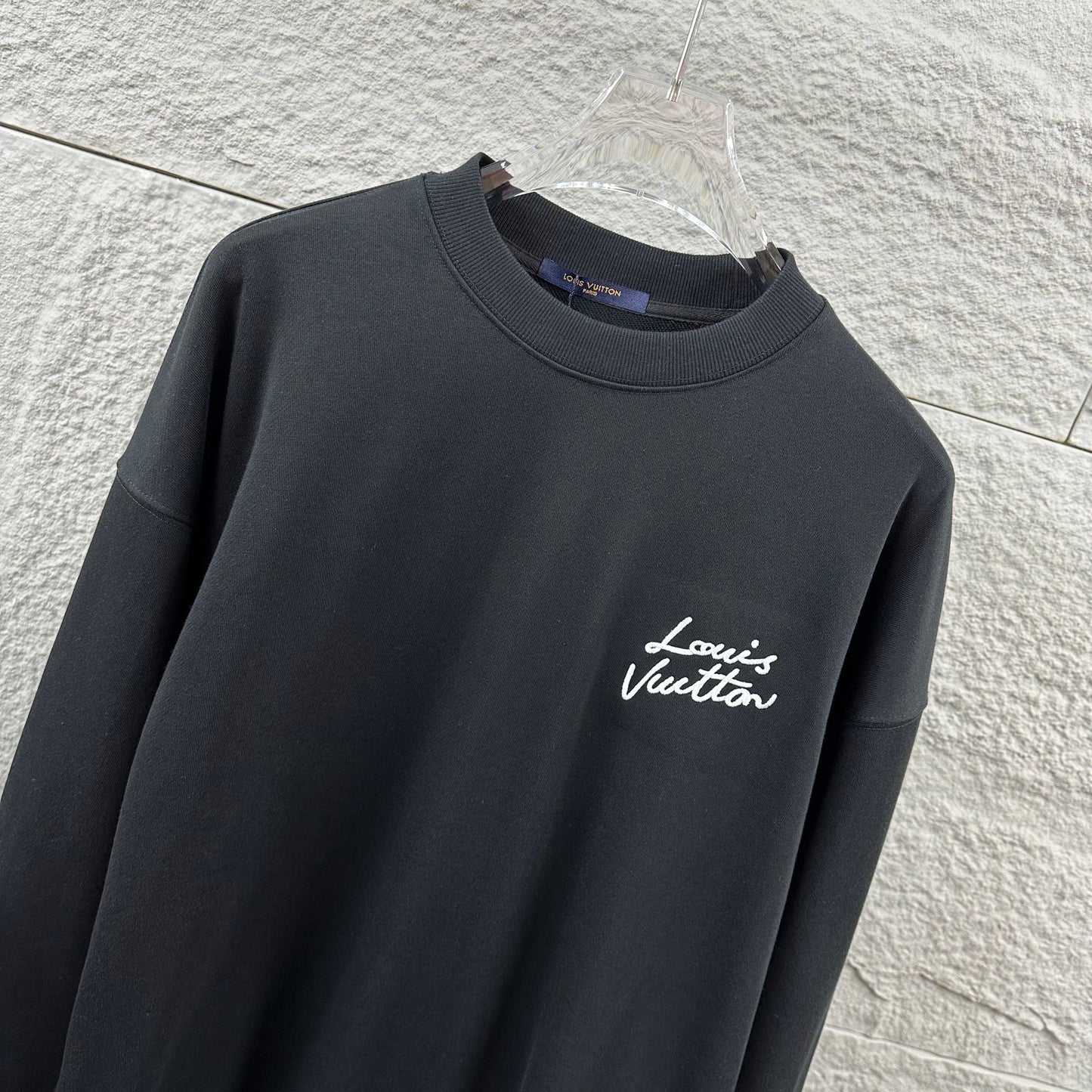 LV Long-Sleeve Crew Neck Sweatshirt 492263