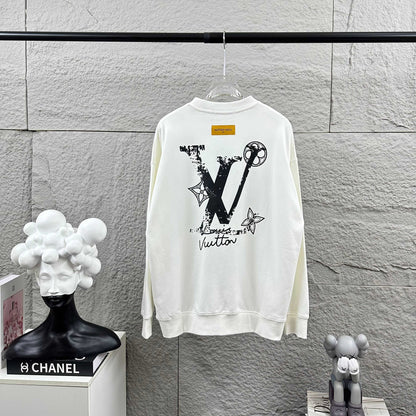 LV Long-Sleeve Crew Neck Sweatshirt 492261