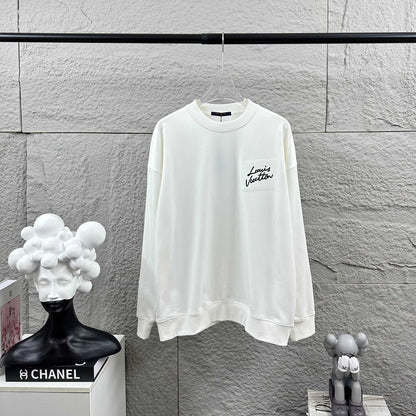 LV Long-Sleeve Crew Neck Sweatshirt 492261