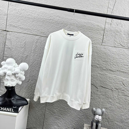 LV Long-Sleeve Crew Neck Sweatshirt 492261
