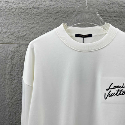 LV Long-Sleeve Crew Neck Sweatshirt 492261