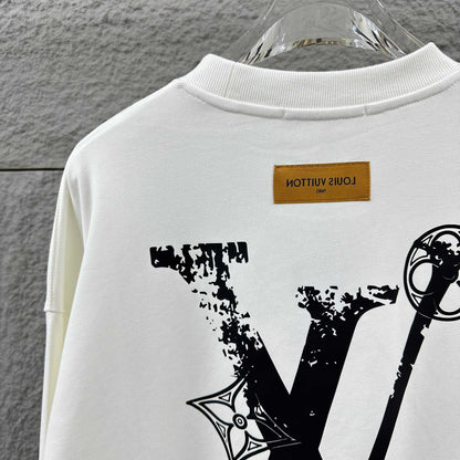 LV Long-Sleeve Crew Neck Sweatshirt 492261