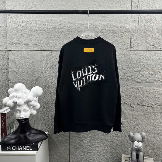 LV Long-Sleeve Crew Neck Sweatshirt 492259