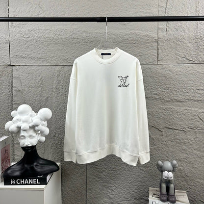 LV Long-Sleeve Crew Neck Sweatshirt 492257
