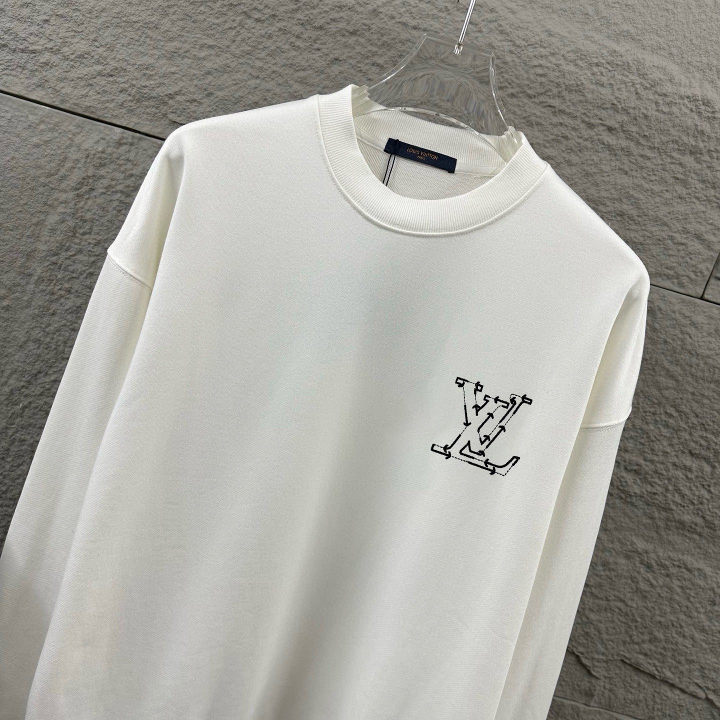 LV Long-Sleeve Crew Neck Sweatshirt 492257