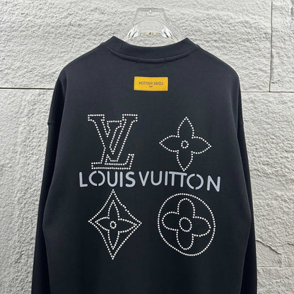 LV Long-Sleeve Crew Neck Sweatshirt 492255