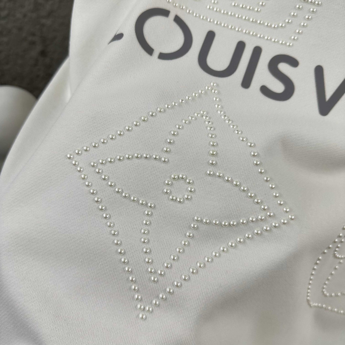 LV Long-Sleeve Crew Neck Sweatshirt 492253