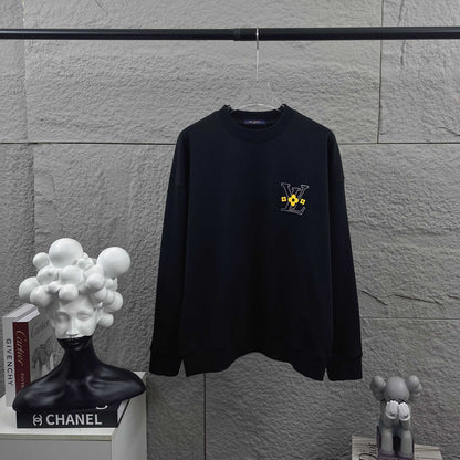 LV Long-Sleeve Crew Neck Sweatshirt 492249