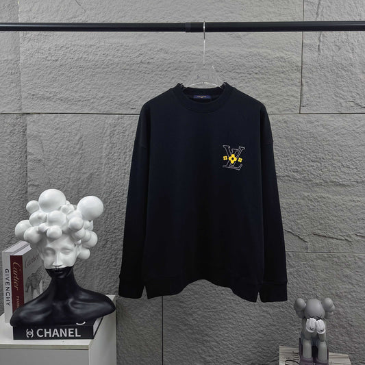 LV Long-Sleeve Crew Neck Sweatshirt 492249