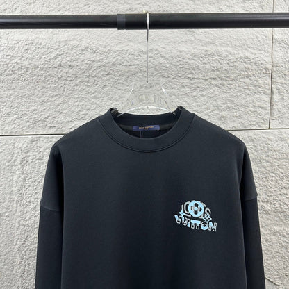 LV Long-Sleeve Crew Neck Sweatshirt 492247