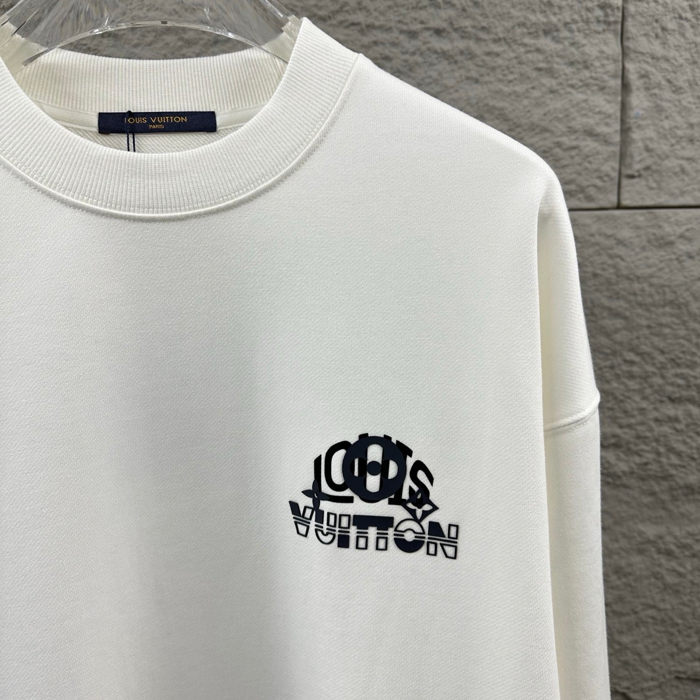 LV Long-Sleeve Crew Neck Sweatshirt 492245