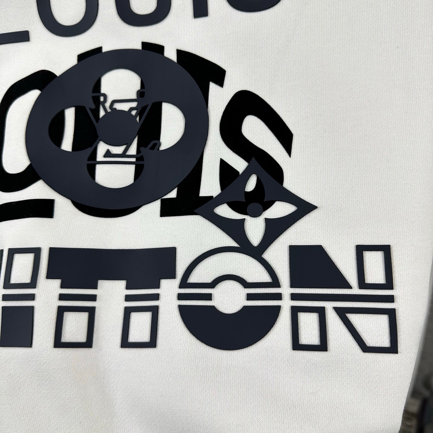 LV Long-Sleeve Crew Neck Sweatshirt 492245