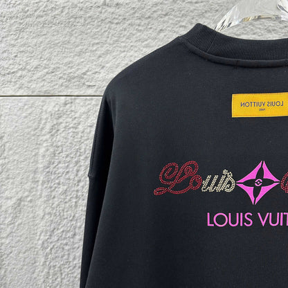 LV Long-Sleeve Crew Neck Sweatshirt 492243