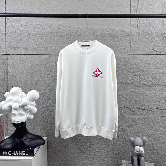 LV Long-Sleeve Crew Neck Sweatshirt 492241