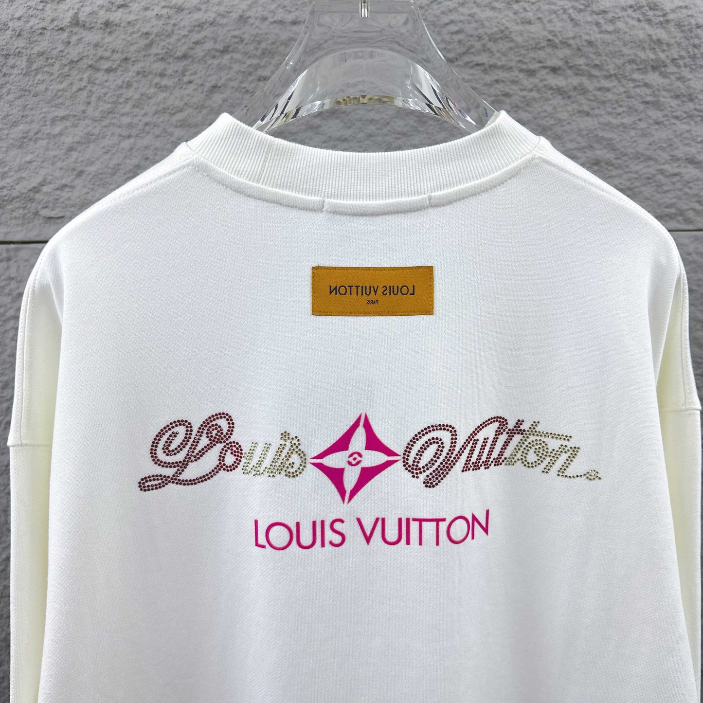 LV Long-Sleeve Crew Neck Sweatshirt 492241