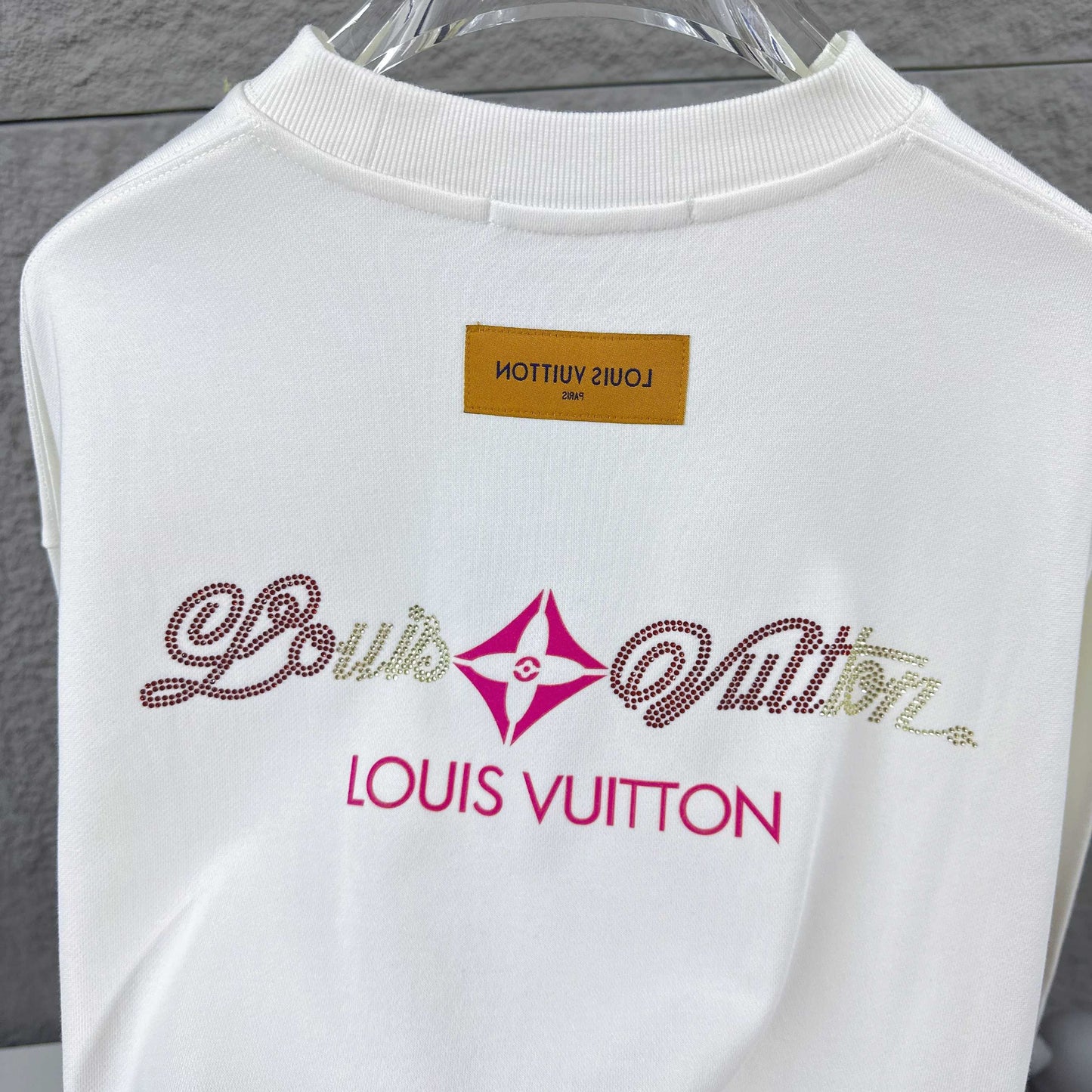 LV Long-Sleeve Crew Neck Sweatshirt 492241