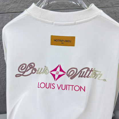 LV Long-Sleeve Crew Neck Sweatshirt 492241