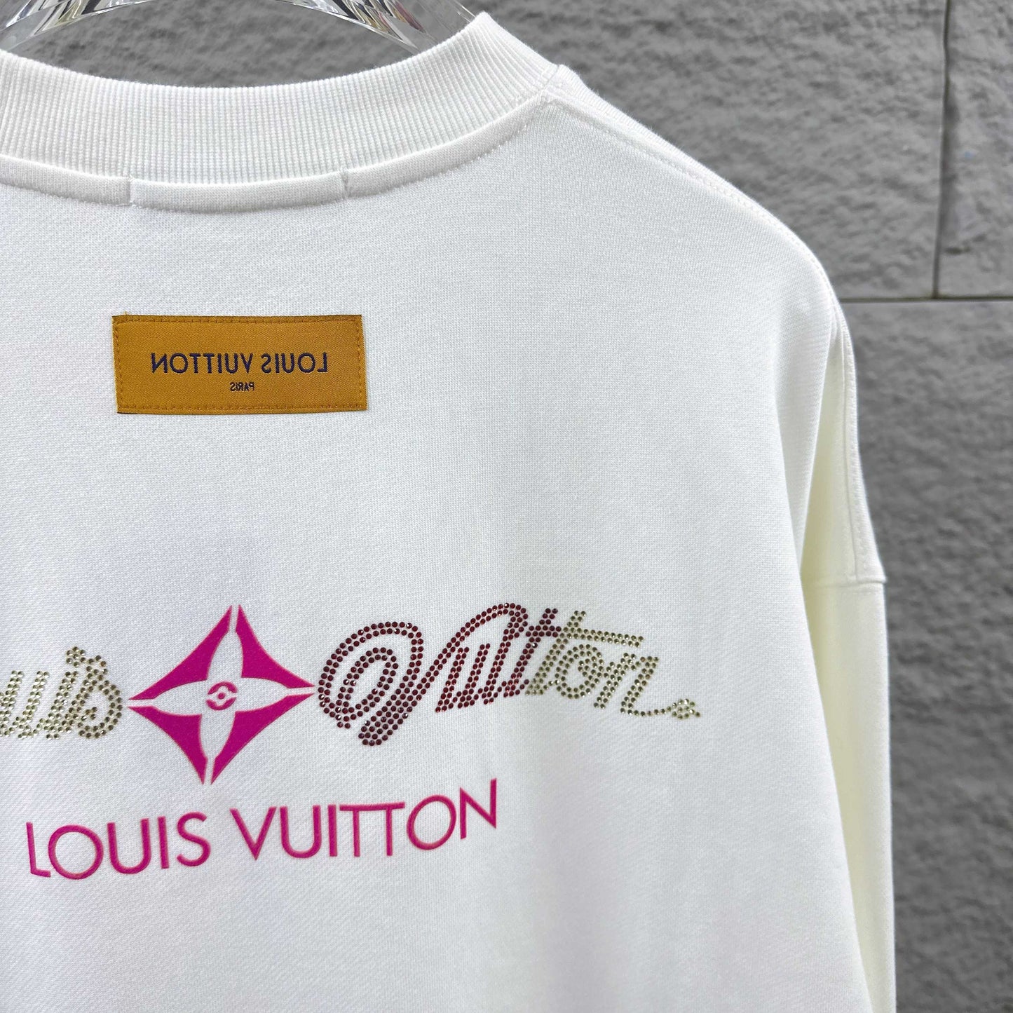 LV Long-Sleeve Crew Neck Sweatshirt 492241