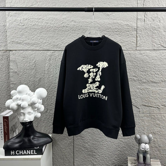 LV Long-Sleeve Crew Neck Sweatshirt 492239
