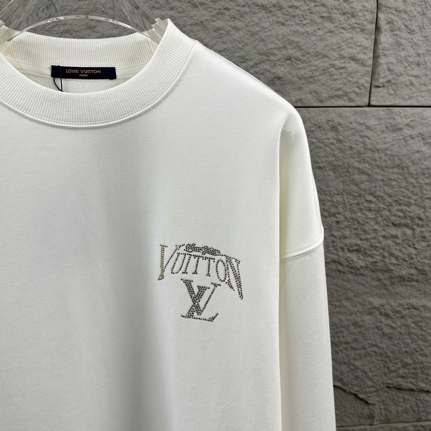 LV Long-Sleeve Crew Neck Sweatshirt 492235
