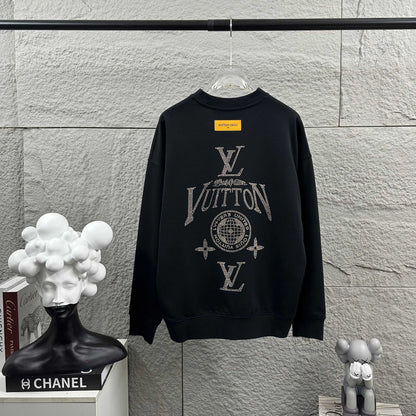 LV Long-Sleeve Crew Neck Sweatshirt 492233