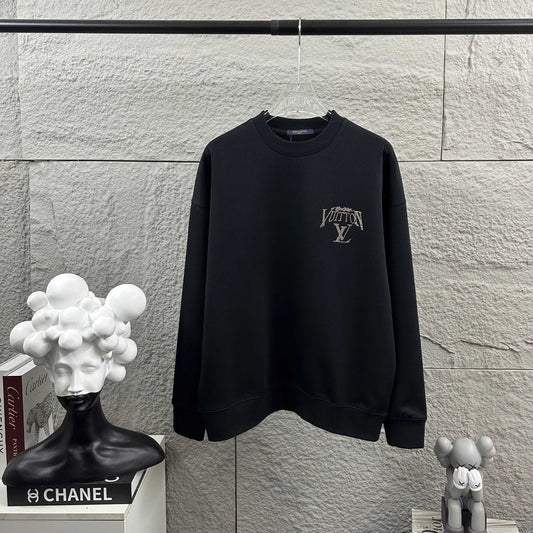 LV Long-Sleeve Crew Neck Sweatshirt 492233