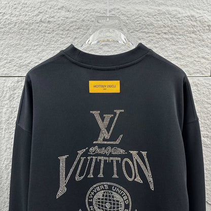 LV Long-Sleeve Crew Neck Sweatshirt 492233