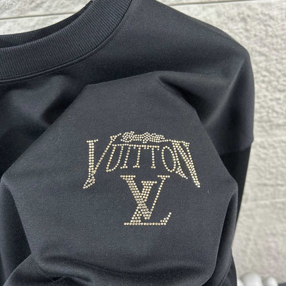 LV Long-Sleeve Crew Neck Sweatshirt 492233