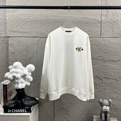LV Long-Sleeve Crew Neck Sweatshirt 492231