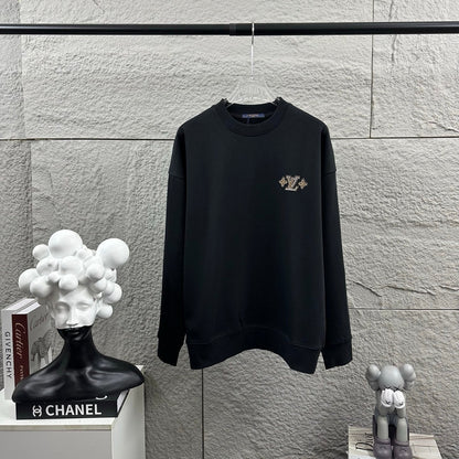 LV Long-Sleeve Crew Neck Sweatshirt 492229