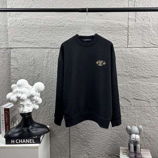 LV Long-Sleeve Crew Neck Sweatshirt 492229