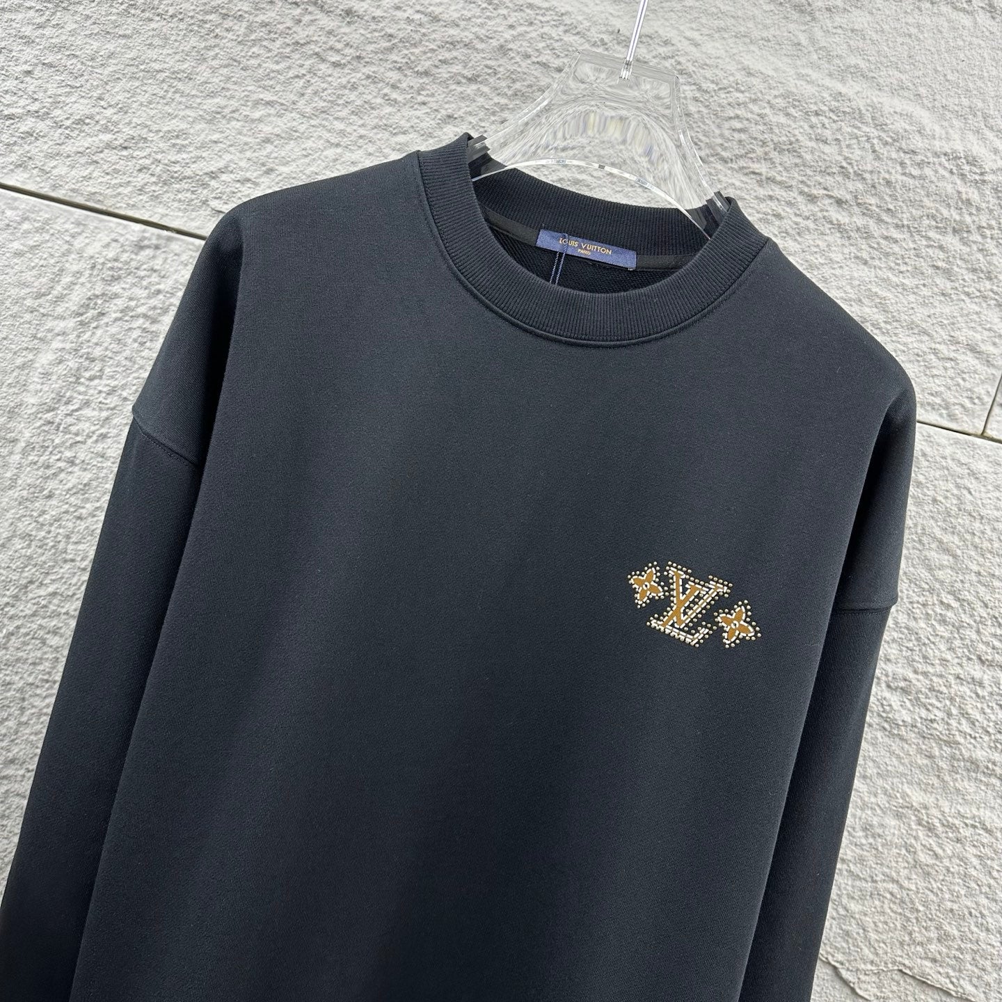 LV Long-Sleeve Crew Neck Sweatshirt 492229