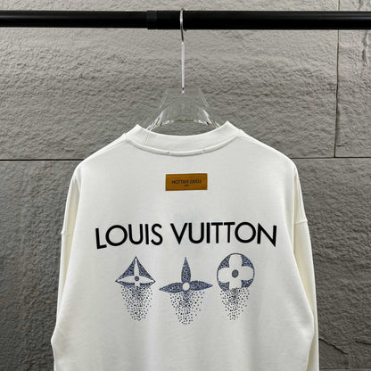 LV Long-Sleeve Crew Neck Sweatshirt 492227