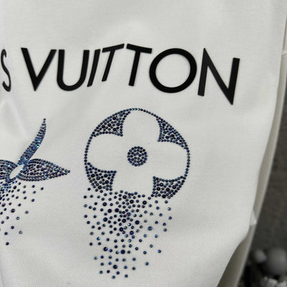 LV Long-Sleeve Crew Neck Sweatshirt 492227