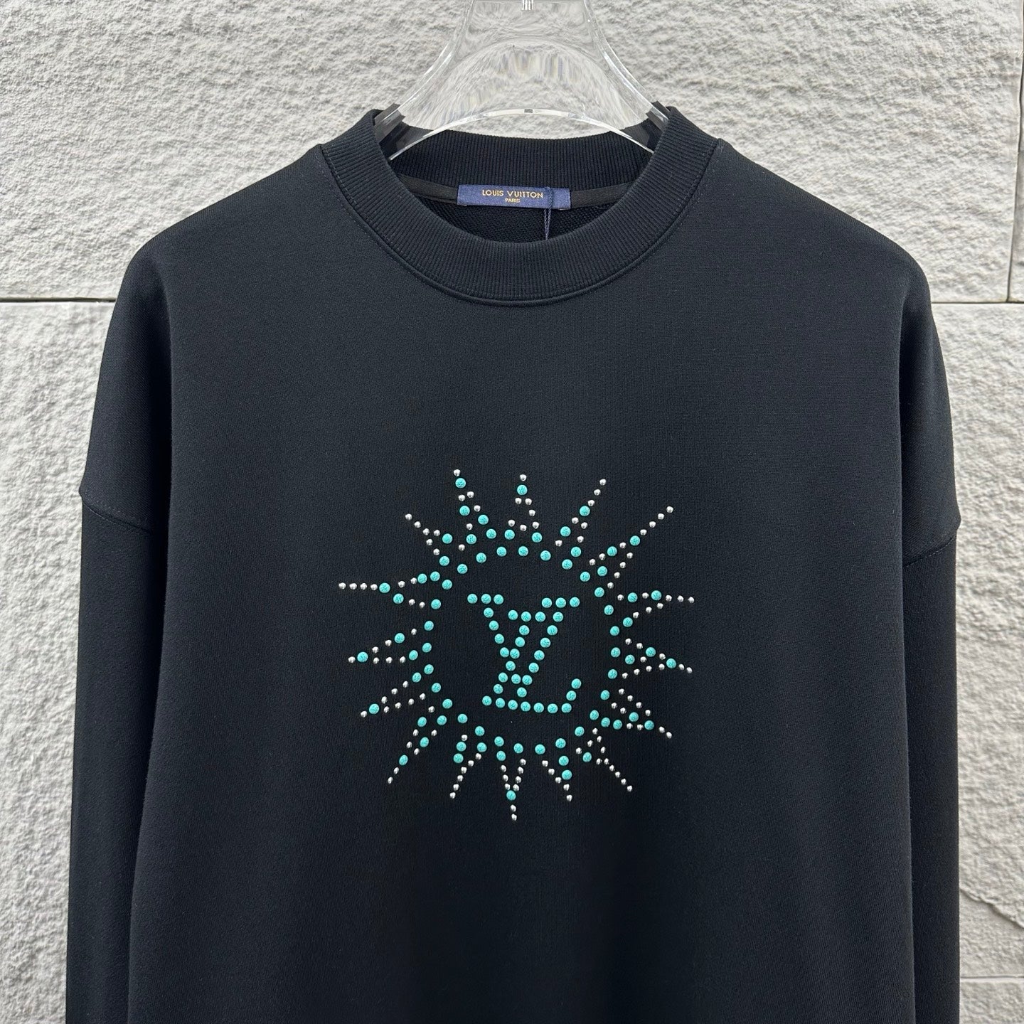 LV Long-Sleeve Crew Neck Sweatshirt 492223