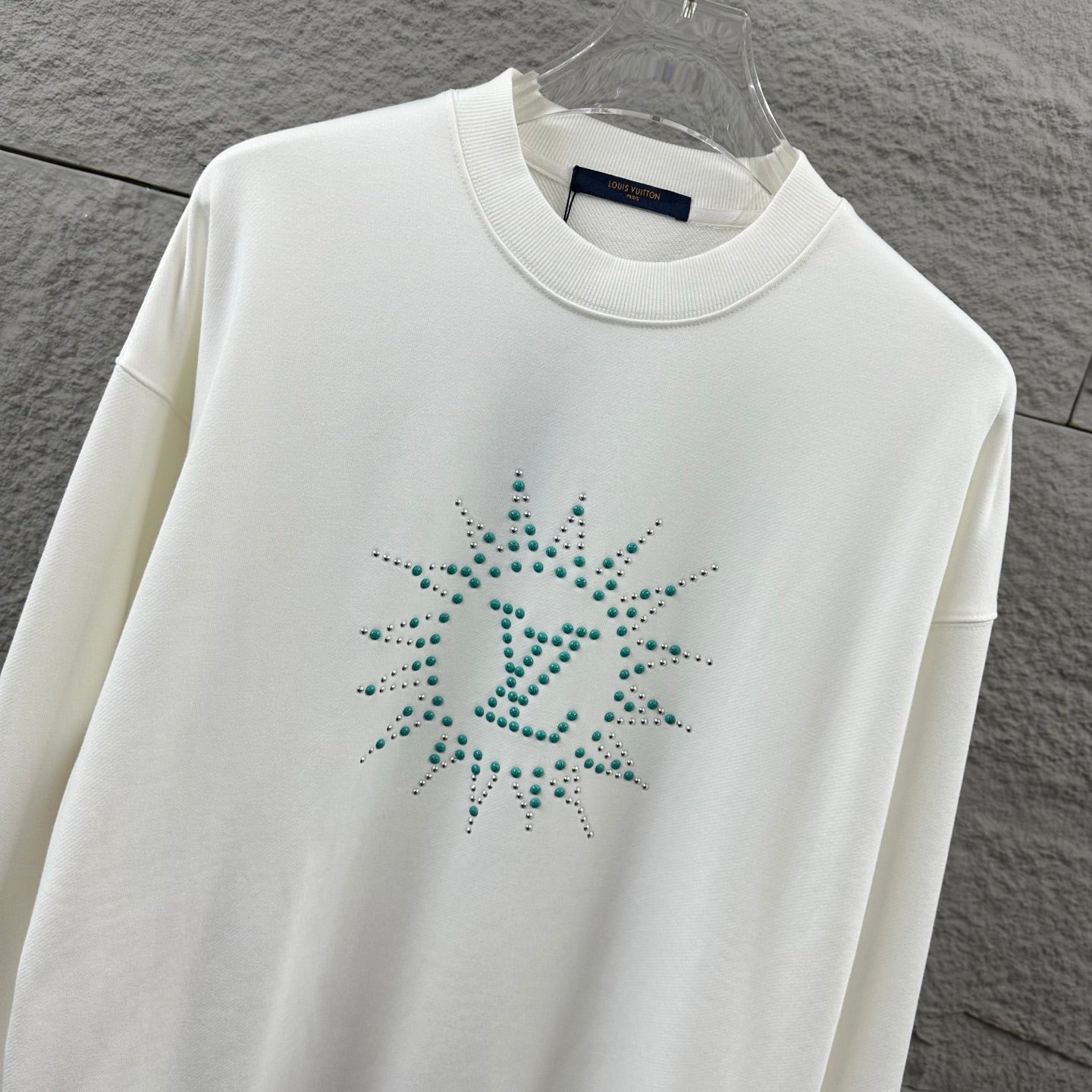 LV Long-Sleeve Crew Neck Sweatshirt 492221