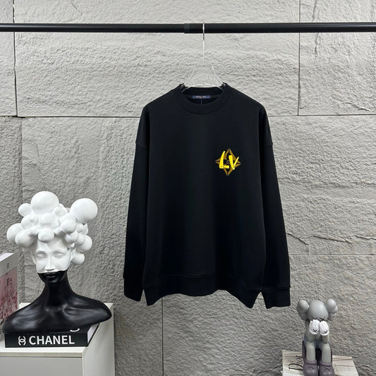 LV Long-Sleeve Crew Neck Sweatshirt 492219