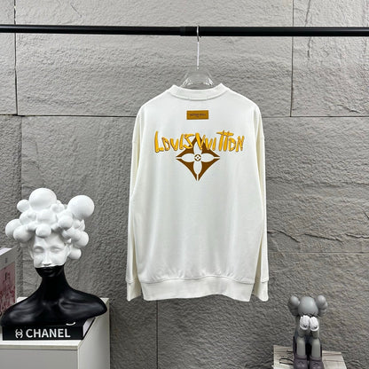 LV Long-Sleeve Crew Neck Sweatshirt 492217