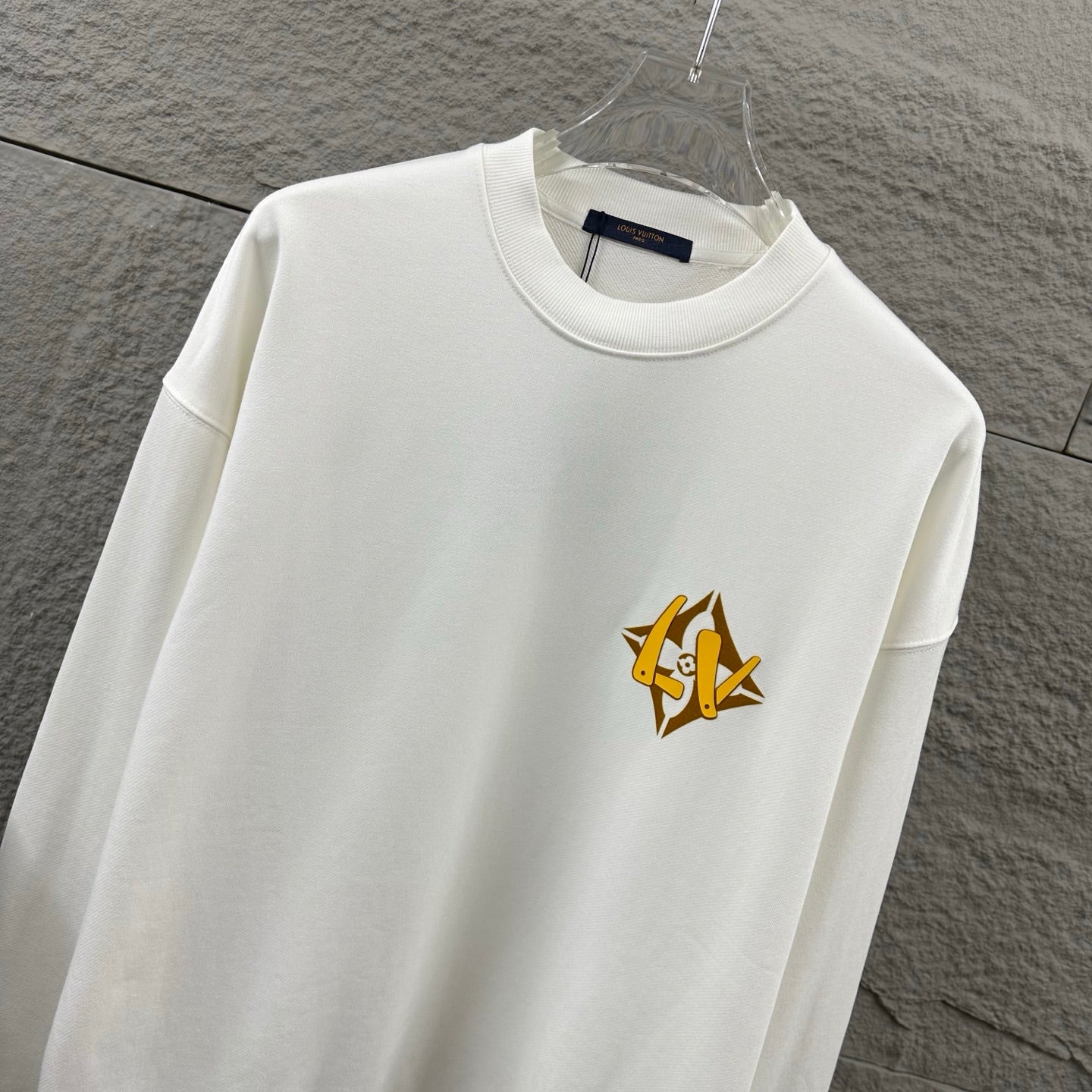 LV Long-Sleeve Crew Neck Sweatshirt 492217