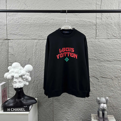 LV Long-Sleeve Crew Neck Sweatshirt 492215