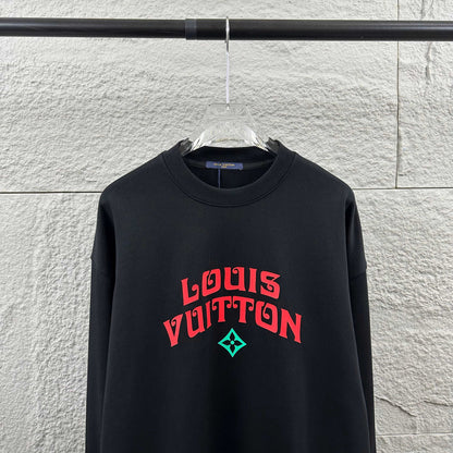 LV Long-Sleeve Crew Neck Sweatshirt 492215