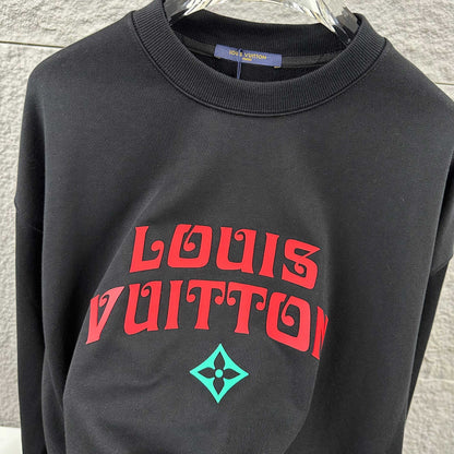 LV Long-Sleeve Crew Neck Sweatshirt 492215